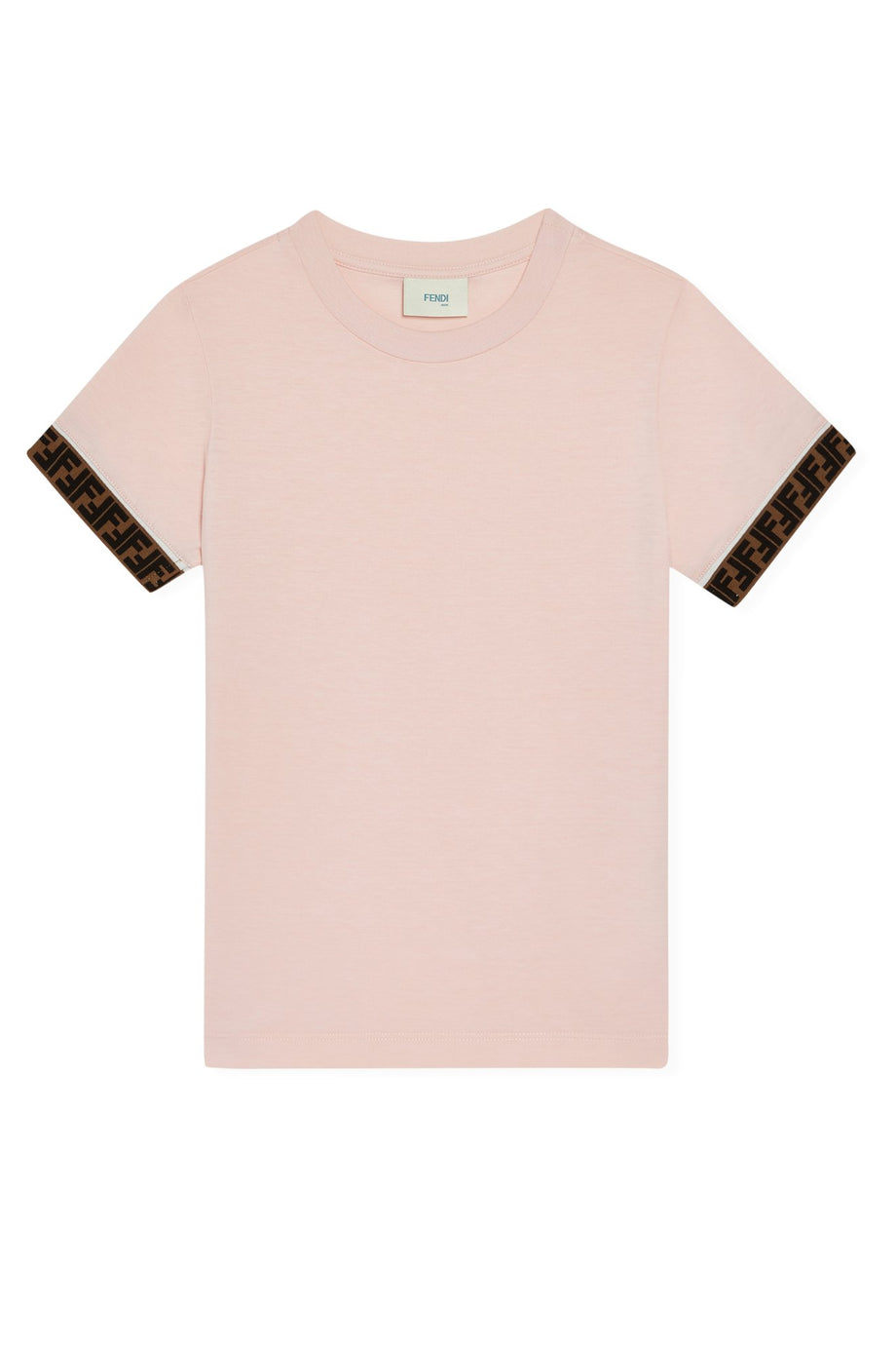 Fendi FF Bantlı Pamuklu T-Shirt