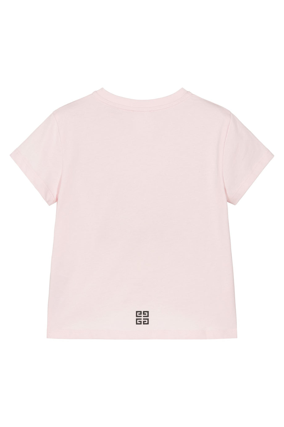 Çocuklar İçin Logo Baskılı Kısa Kollu Tişört - Pembe