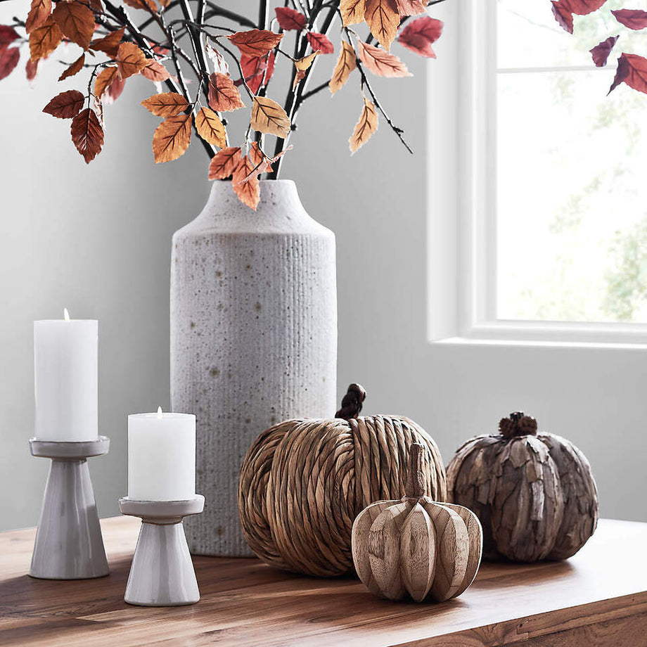 Ema Seramik Beyaz Vazo, Benzersiz Benekli Yüzey