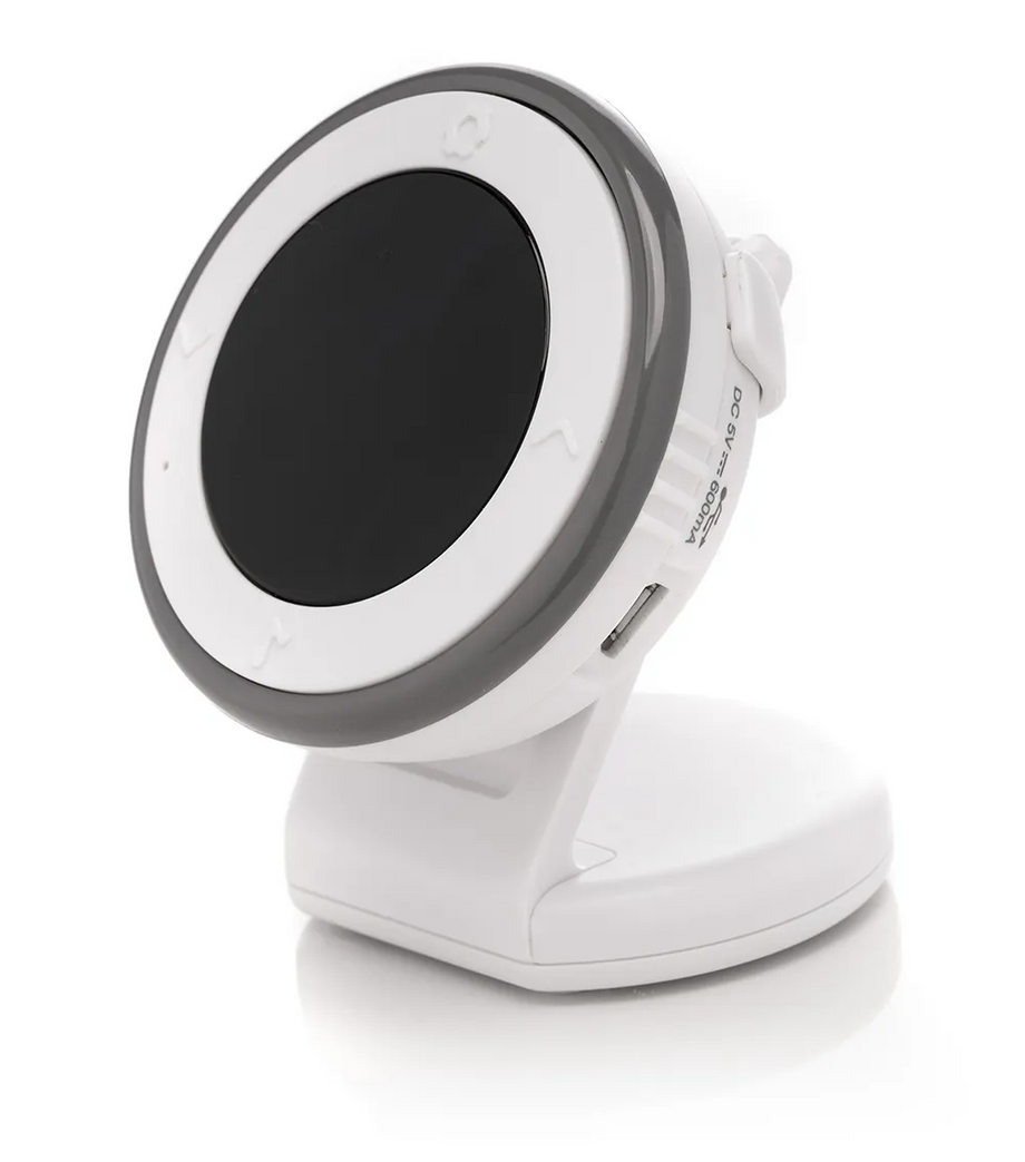 Projektörlü Bebek Telsizi Gece Lambası ve Ninni Fonksiyonlu Beyaz