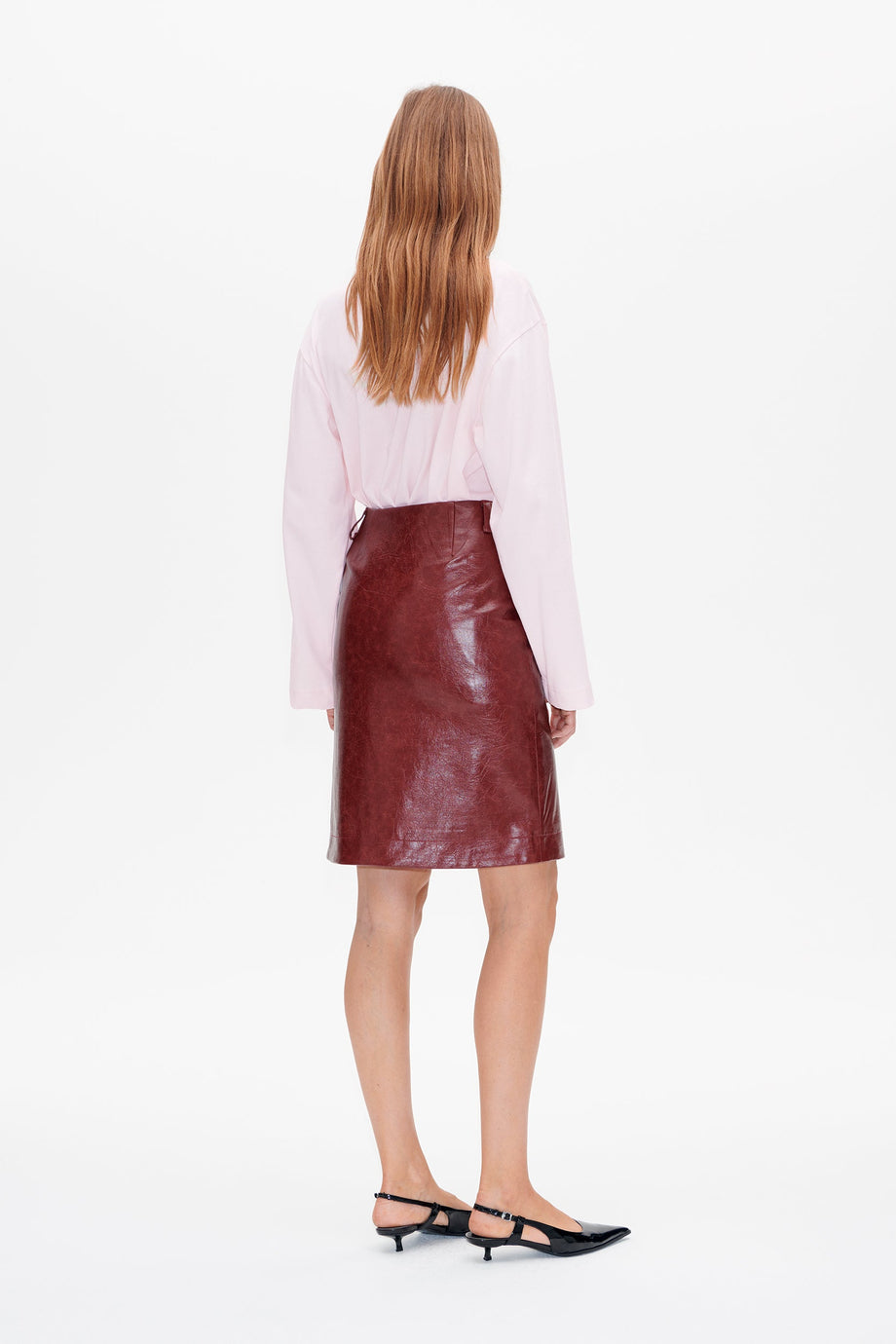 SIGNA Midi Kalem Etek, Yüksek Bel, Ön Yırtmaç, Şık ve Modern