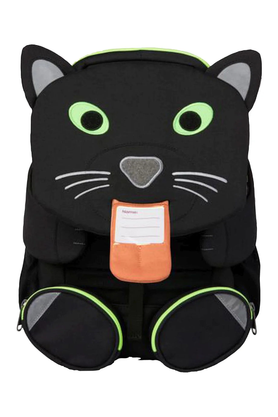 Kara Panter Anaokulu Sırt Çantası,8L Kapasiteli, Reflektörlü, Su Geçirmez ve Fonksiyonel Tasarım