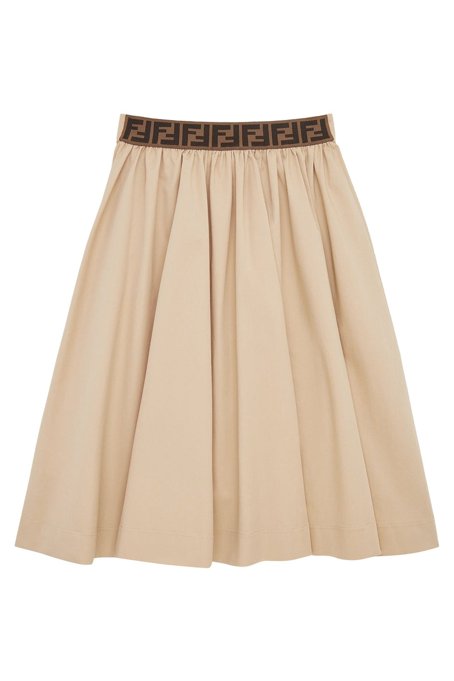 Çocuklar İçin Esnek Gabardin Junior Midi Etek