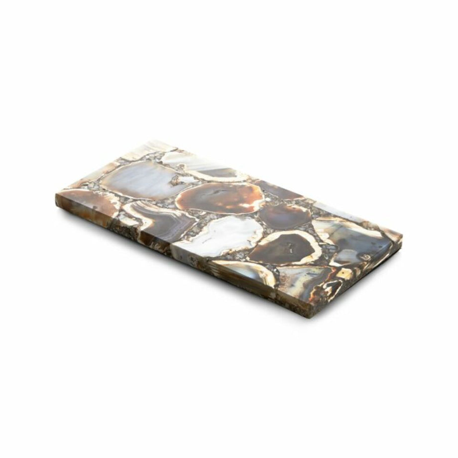 Agate Servis Tahtası, Doğal Akik Taşıyla Zarif Sunum