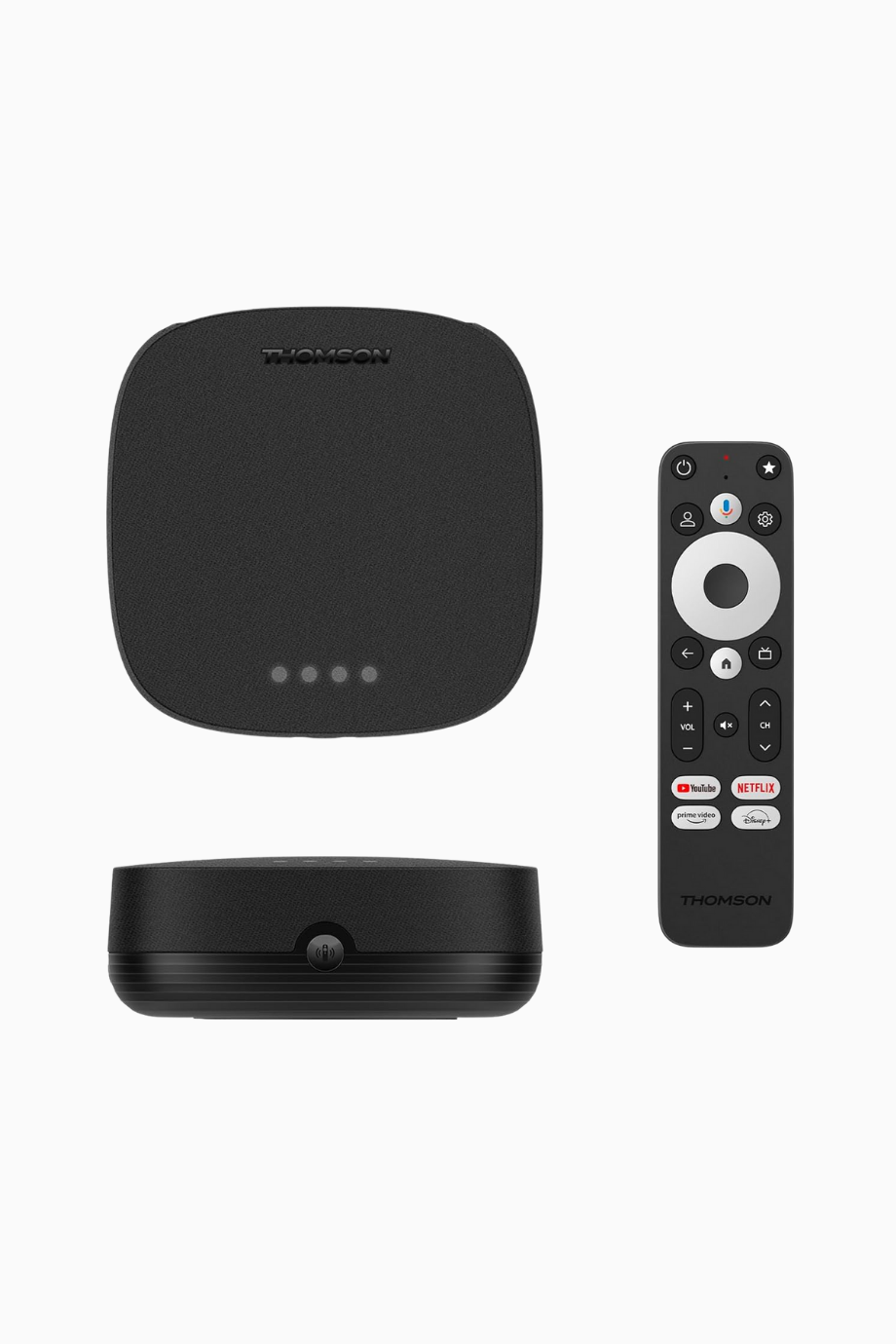 Google TV Streaming Box Plus, 4K UHD, Netflix, Disney+, Ses Kontrollü