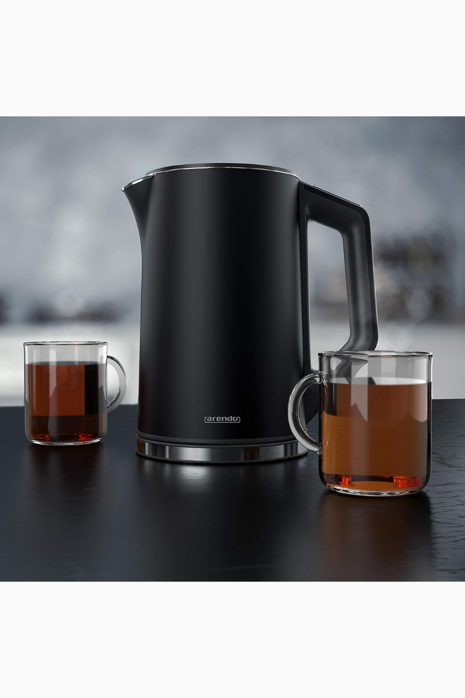 Çift Duvarlı Paslanmaz Çelik Su Isıtıcı, 1,5 Litre, Ayarlanabilir Sıcaklık