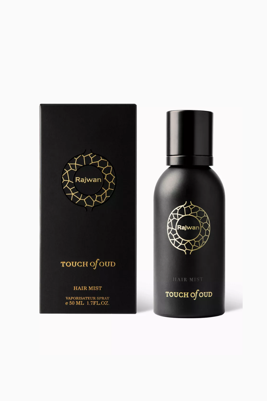Rajwan Saç Spreyi Touch of Oud, 50 ml, Parlaklık & Gül Kokulu