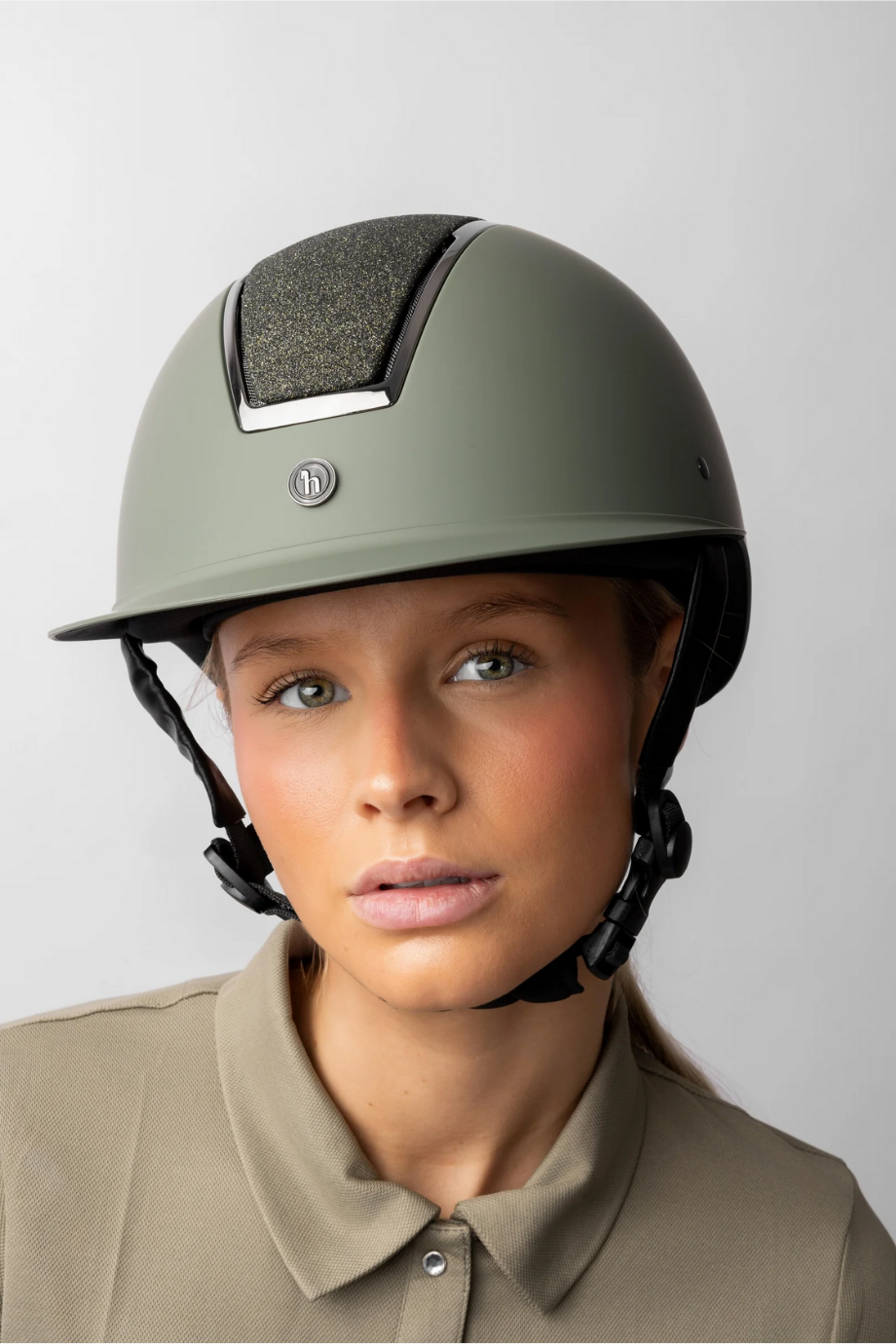 Monarch II Metalik Simli Binicilik Kaskı, Hafif & Sertifikalı