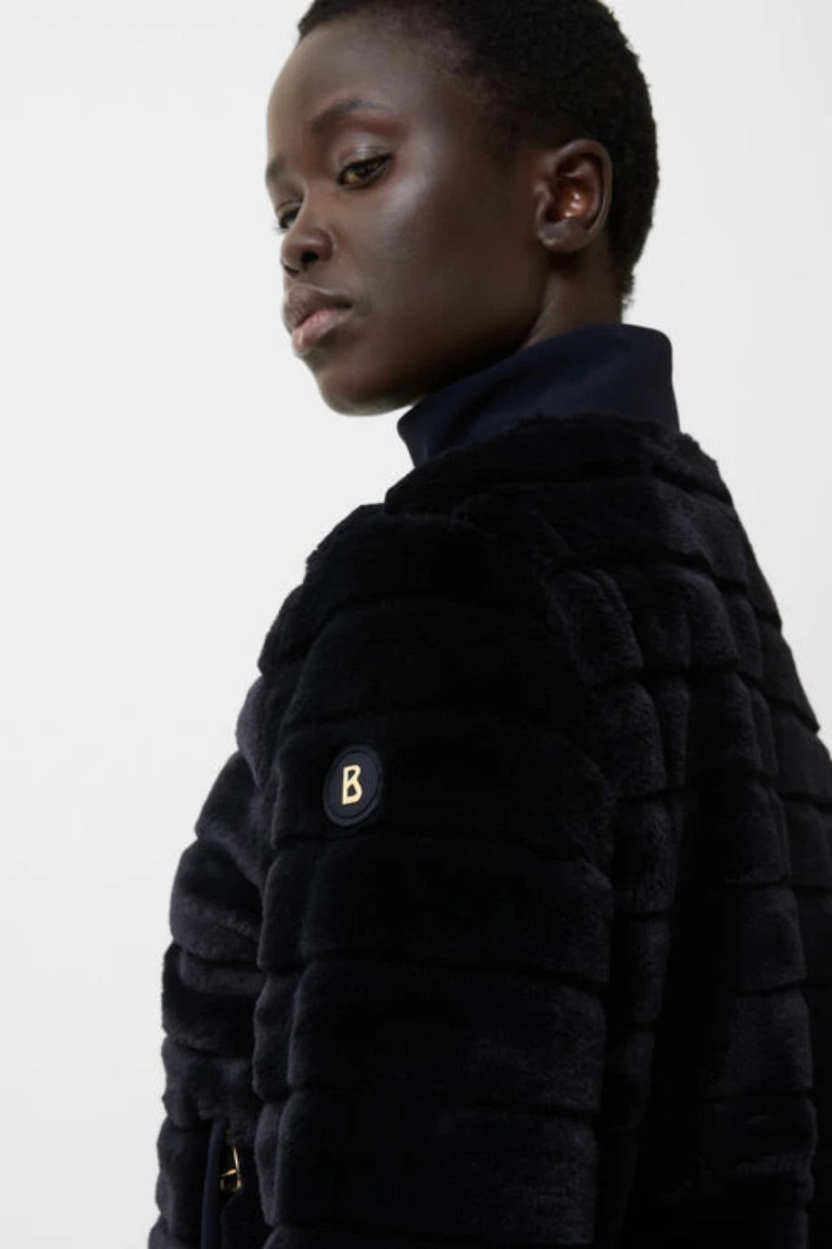 Sport Katniss Kadın Suni Kürk Ceket, Siyah