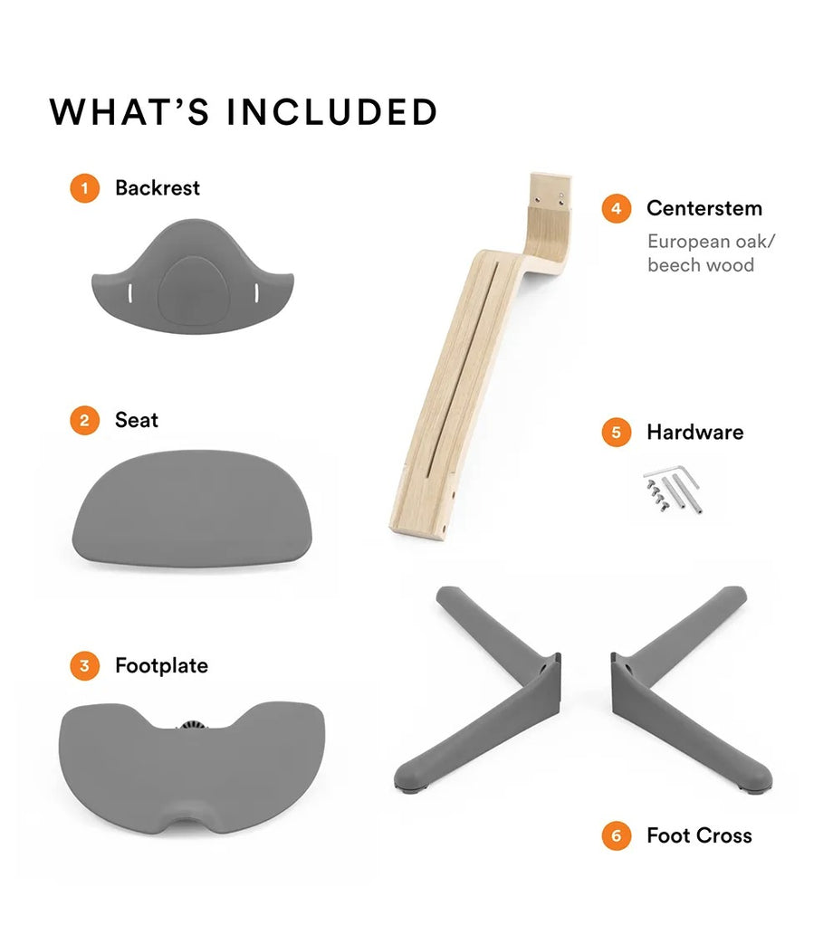 Nomi Chair Ayarlanabilir Ayak Dayamalı Çocuk Yemek Sandalyesi