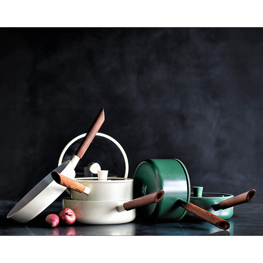 Yapışmaz Seramik Sote Tavası Kapaklı