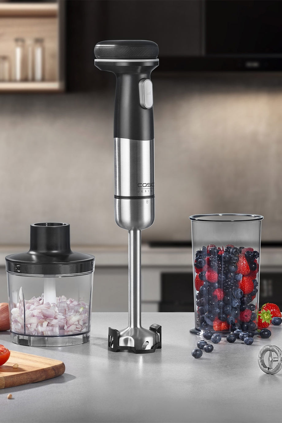 Click Mix Kablosuz El Mikseri 8 Kademeli Hız 30 Dakika Pil Ömrü ve Dijital Ekranlı