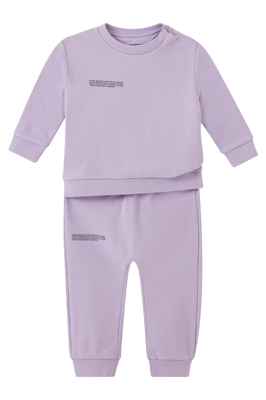 Çocuk Organik Pamuklu Sweatshirt - Açık/Pastel Mor