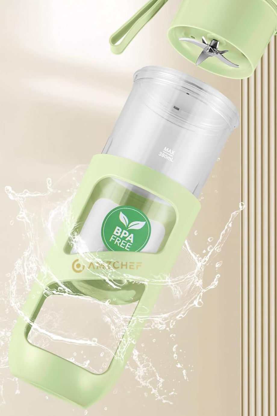 Vakumlu Smoothie Makinesi, 380 ml & Taşınabilir