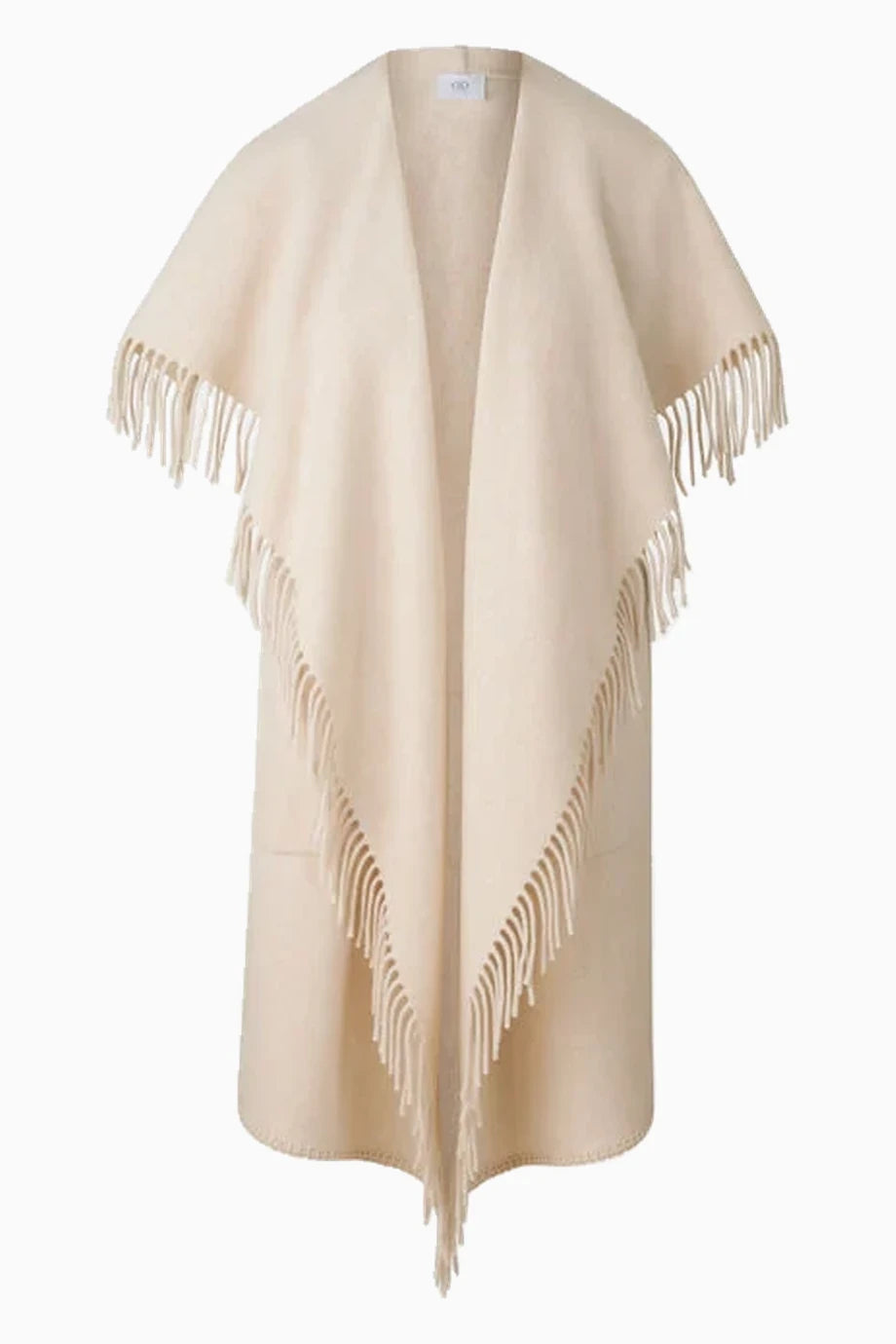 Noah İtalyan Tasarımı Yün Karışımlı Siyah Kadın Panço