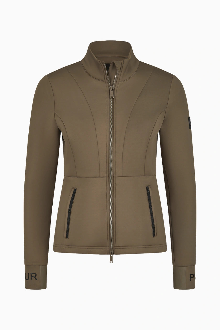 Selection 8280Taş Detaylı Lüks Jersey Kadın Spor Ceket