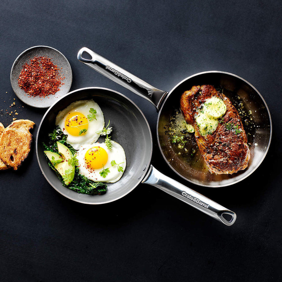EvenCook Core 8" ve 10" Seramik Yapışmaz Kızartma Tavası Seti