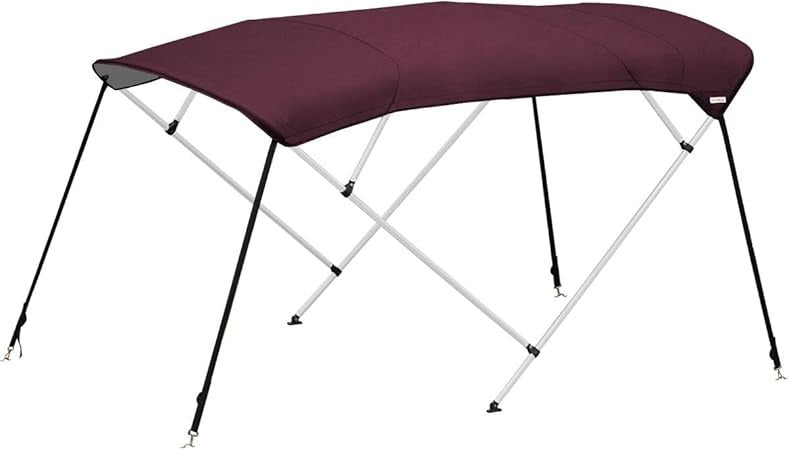 4 Bow Bimini 220 cm Tekne Üst Örtüsü (Alüminyum, Polyester)