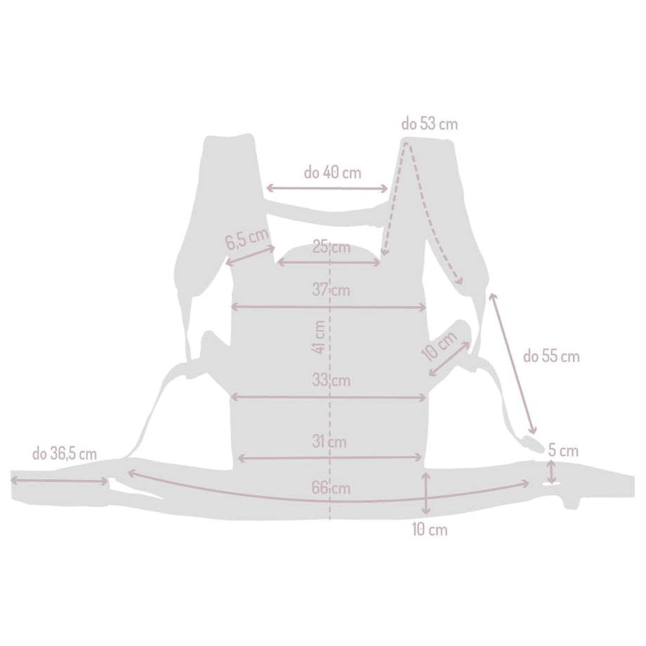 Bebek Taşıyıcı, 3-48 Ay, 4-20 Kg, Ergonomik, 2 Pozisyonlu, Gri