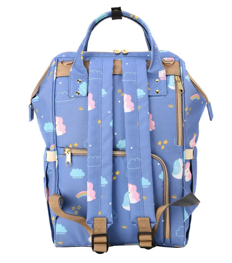 Unicorn Blue Bebek Bezi Çantası, Geniş ve Şık Tasarım