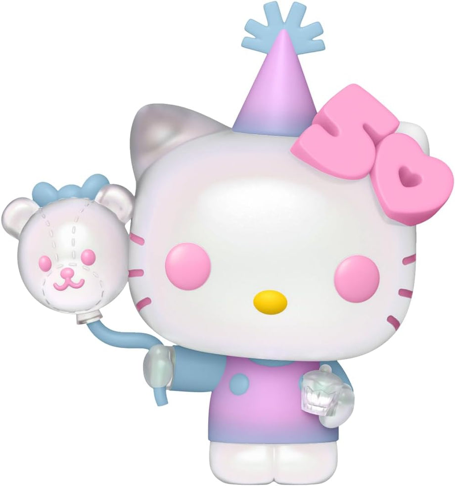 Pop! Sanrio Hello Kitty 50th, Balonlu Hello Kitty Vinil Figür, 3,75 inç Koleksiyonluk Oyuncak