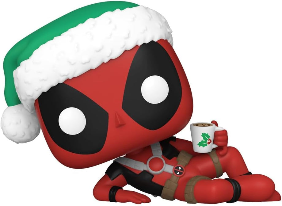 Pop! Marvel: Holiday, Deadpool Vinil Koleksiyon Figürü, 9,5 cm, Resmi Ürün