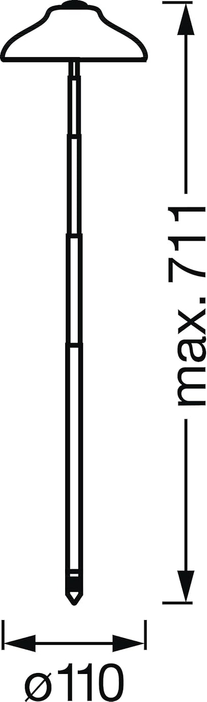 Bitki Işığı Zamanlayıcılı, 235 Lümen, Tam Spektrum LED, Ayarlanabilir Yükseklikli, Beyaz