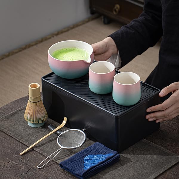 Matcha Kiti, 2 Fincan ve Saklama Çantası İle, Matcha Seti