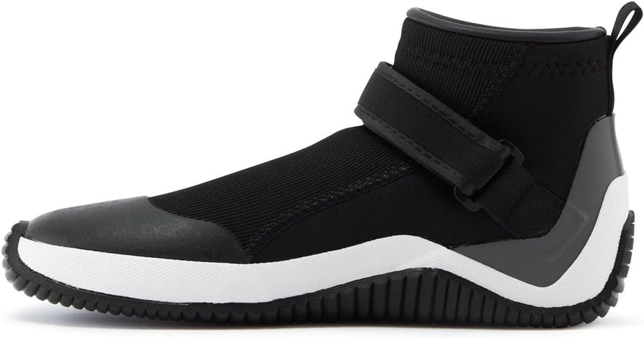 2023 Aquatech Dalgıç Ayakkabısı Siyah/Beyaz, Su Geçirmez, Ayarlanabilir Kayışlı