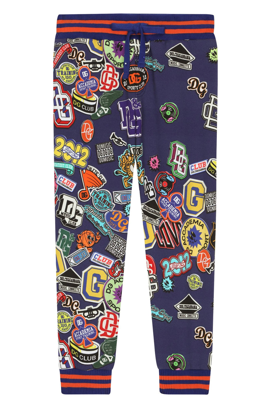 Çocuklar için Baskılı Pamuklu Jogger Pantolon