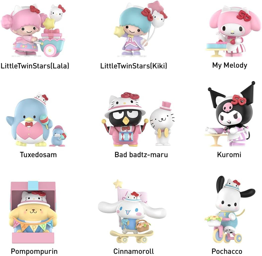 Sanrio Karakterleri 50. Yıl, Tüm Set Figürleri ve Koleksiyonluk Aksiyon Figürleri
