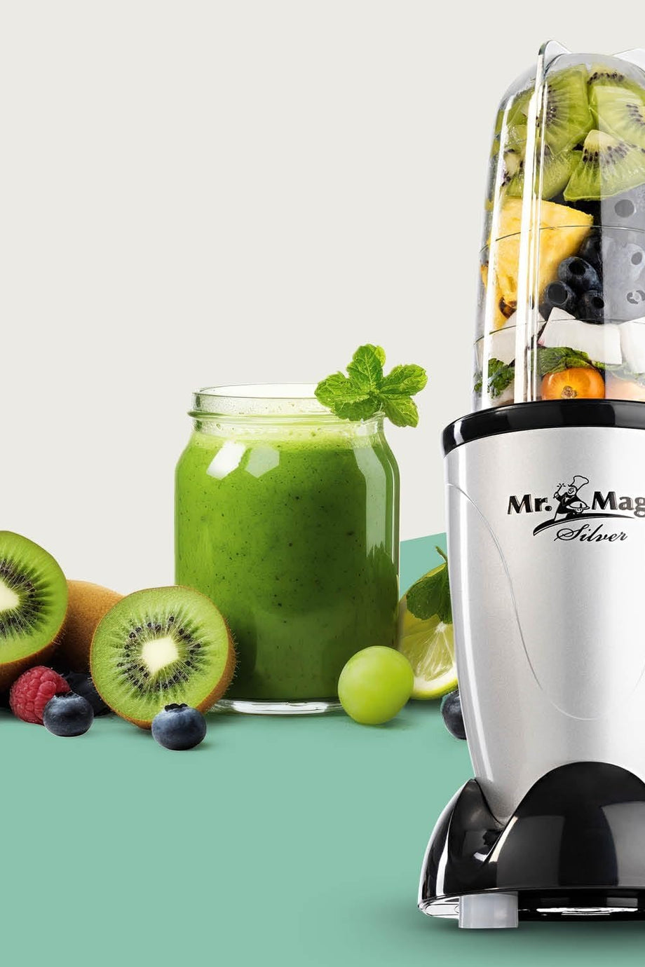 Mr. Magic 18 Parça Smoothie ve Shake Blender Seti, 400W
