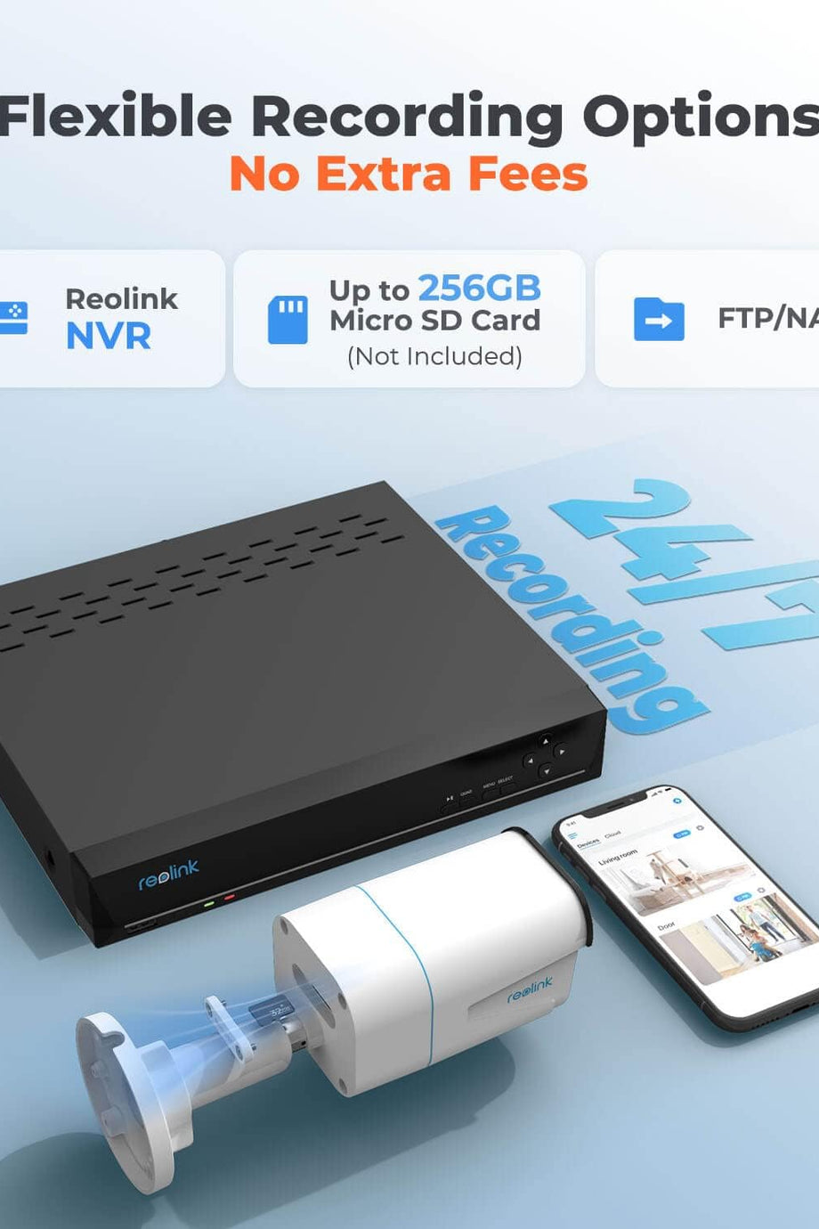 4K PoE Güvenlik Kamerası, Akıllı İnsan/Araç Algılama, IP67, 7/24 Kayıt