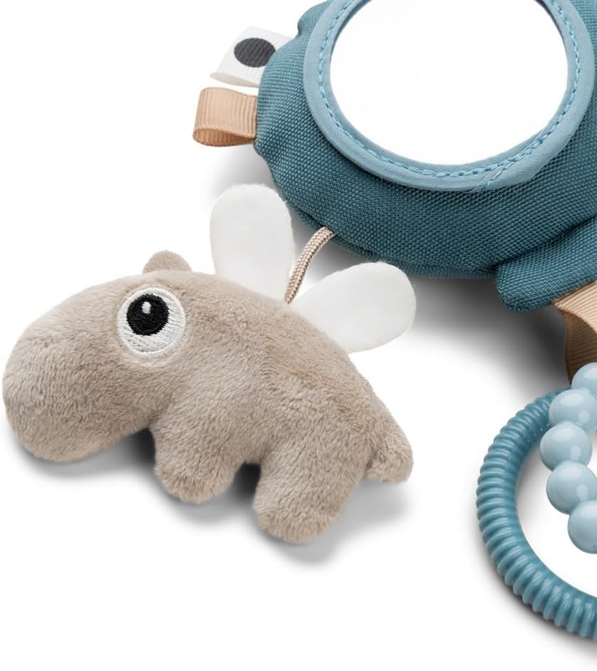 Lüks Happy Clouds Mavi Balonlu Aktivite Aynası Pratik ve Duyusal Bebek Oyuncağı