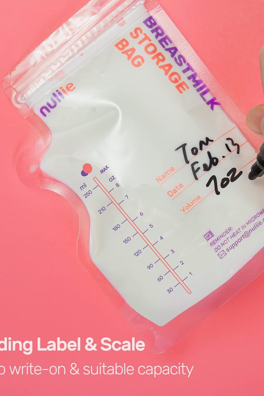 300 Adet Anne Sütü Torbası, 8 oz, BPA İçermez, Dondurulabilir, Sızıntı Koruması