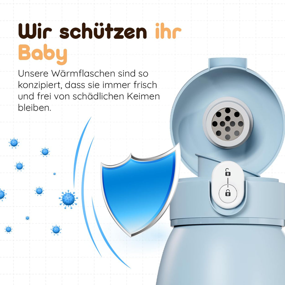 Bebek Biberon Isıtıcı, USB-C Hızlı Şarj, Sterilizasyon, BPA İçermez