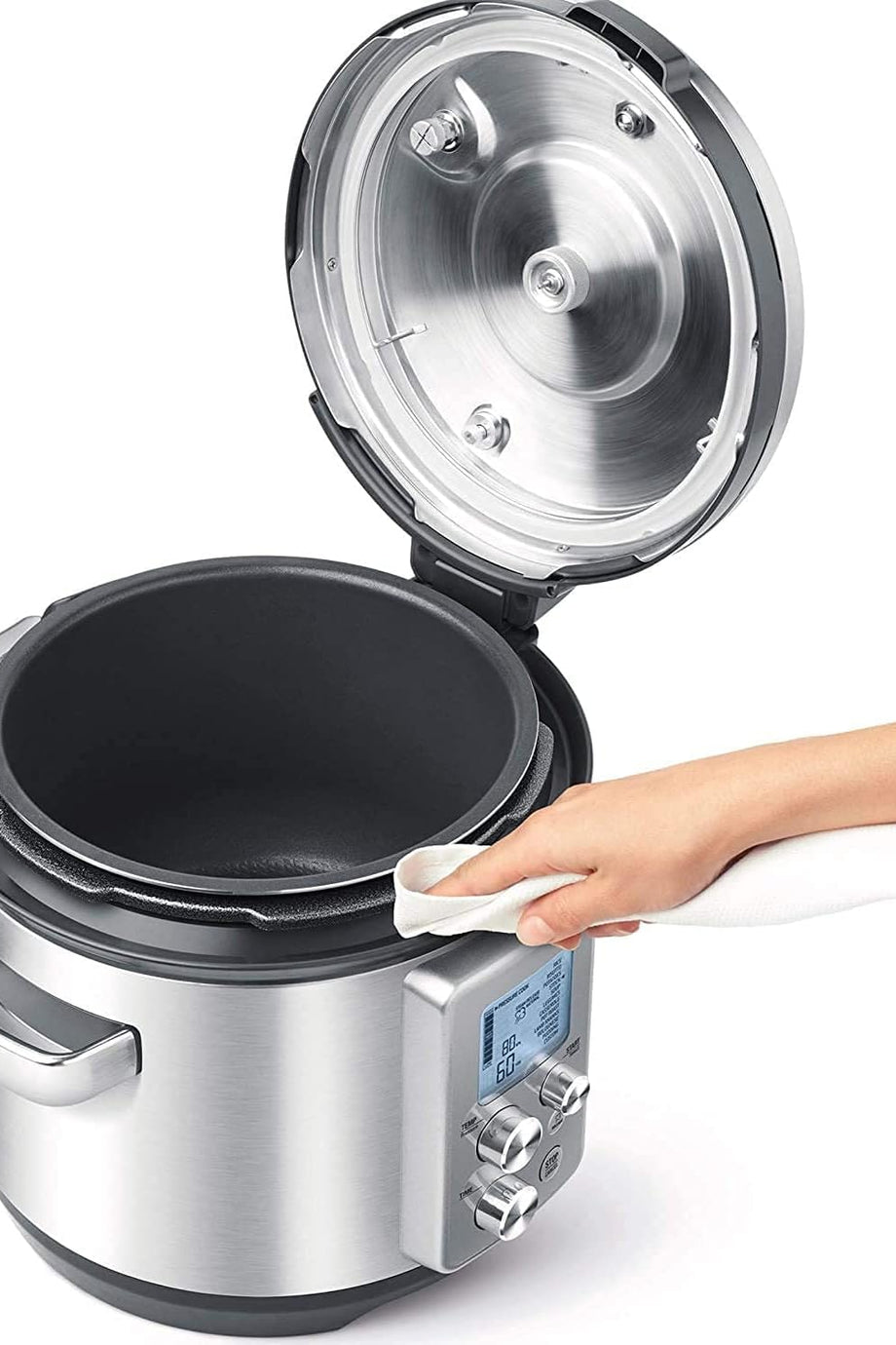 Fast Slow Pro™ 6L Basınçlı Pişirici ve Yavaş Pişirici, Paslanmaz Çelik, 11 Ayar