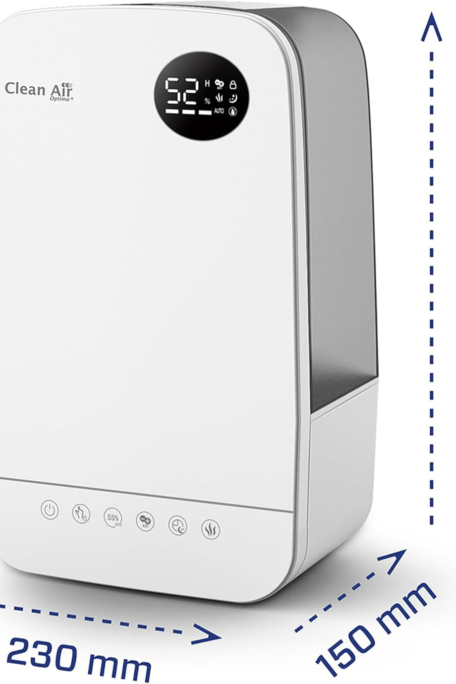 CA 606W Ultrasonik Hava Nemlendirici 65 m² 480 ml/h Ionizer Aromaterapi