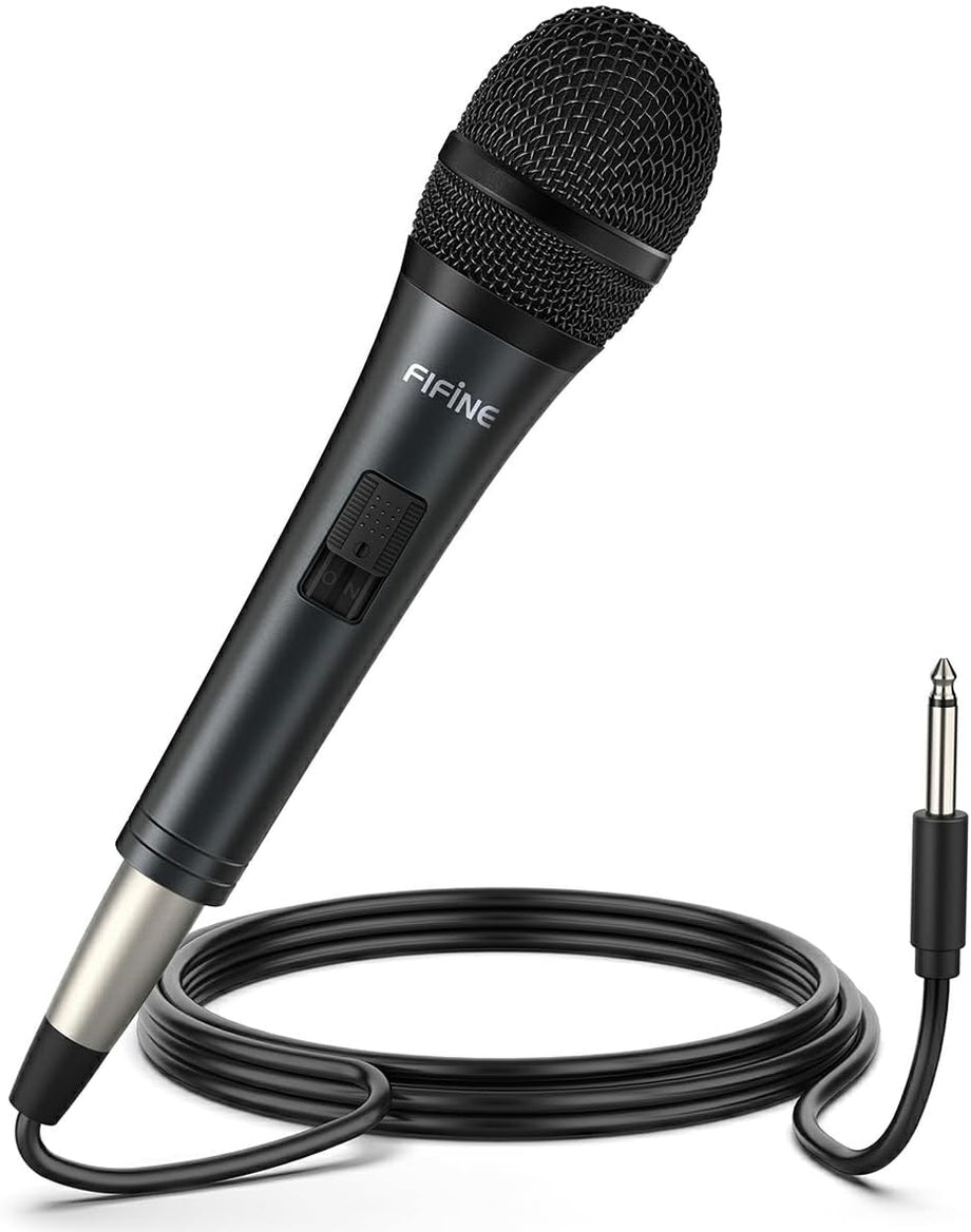 K6 Kablolu Dinamik Vokal Mikrofon, Karaoke & Konferans için Profesyonel Ses