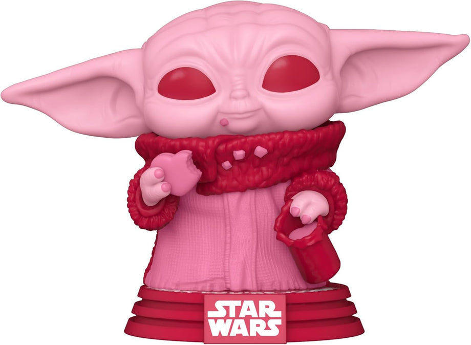 Pop! Star Wars: Valentines, Grogu (The Child, Baby Yoda) Vinil Koleksiyon Figürü, 9,5 cm