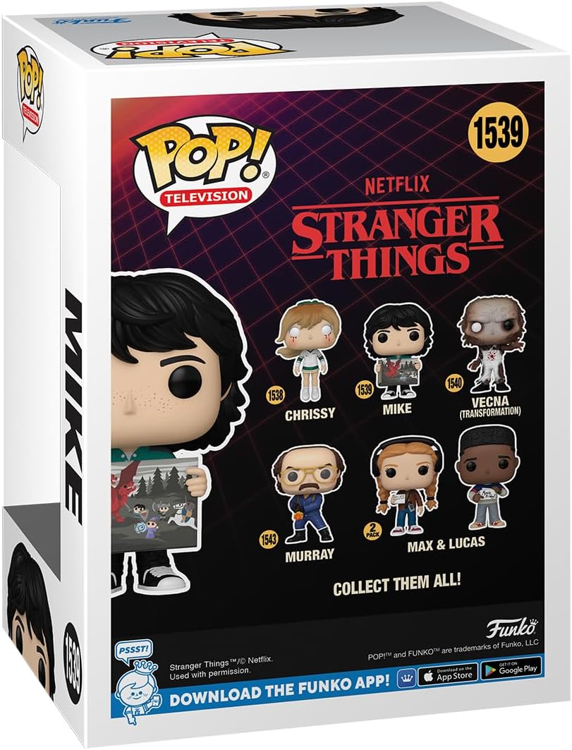 Pop! Stranger Things, Mike Wheeler with Will's Painting Vinil Figür, Resmi Lisanslı Ürün