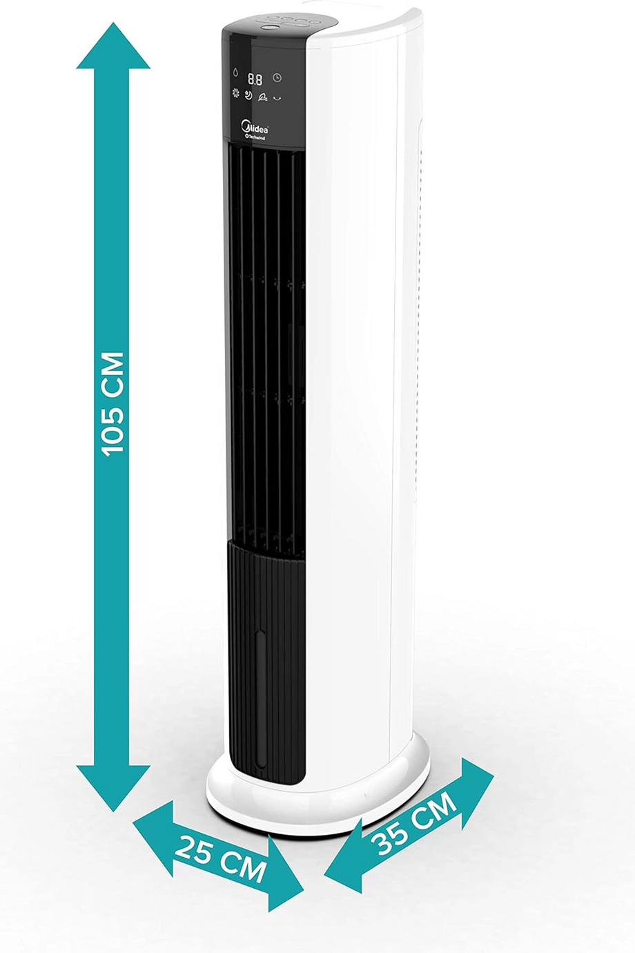7L SmartAir Evaporatif Soğutucu Kule Tipi Fan, 4 Hızlı, Uzaktan Kumandalı, Buz Paketli