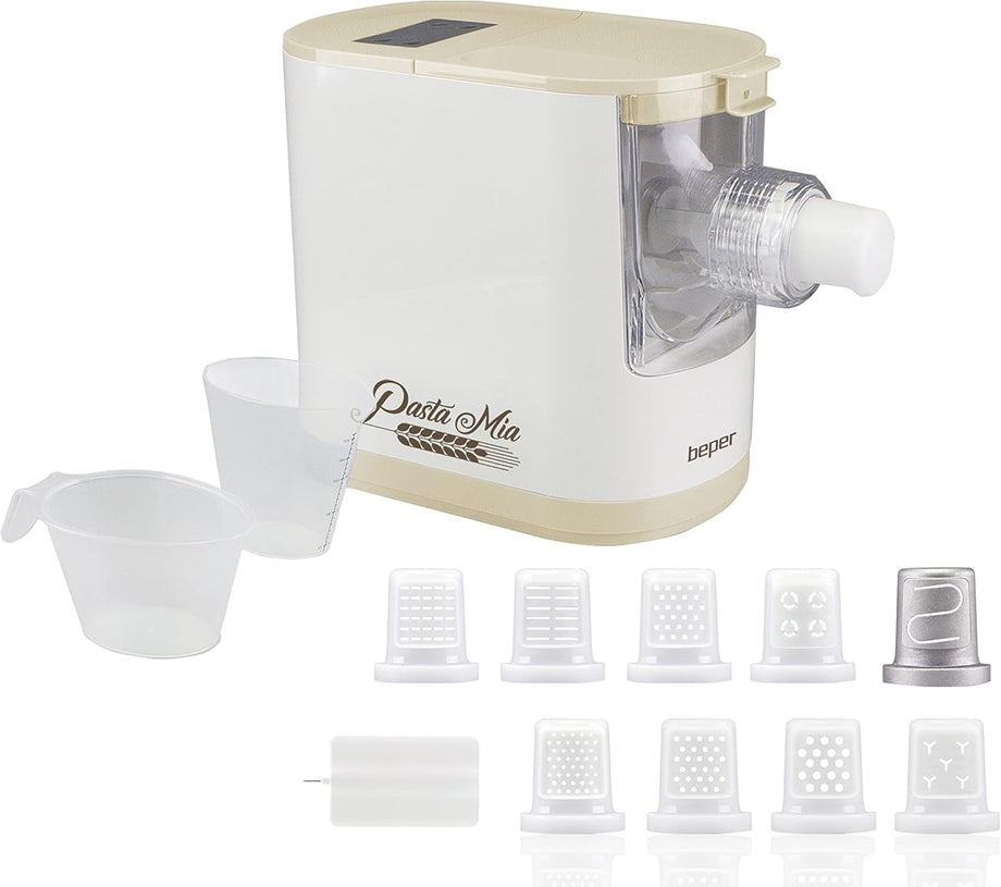 Otomatik Makarna Makinesi,200W, 8 Farklı Makarna Şekli, Hızlı ve Kolay Makarna Hazırlama