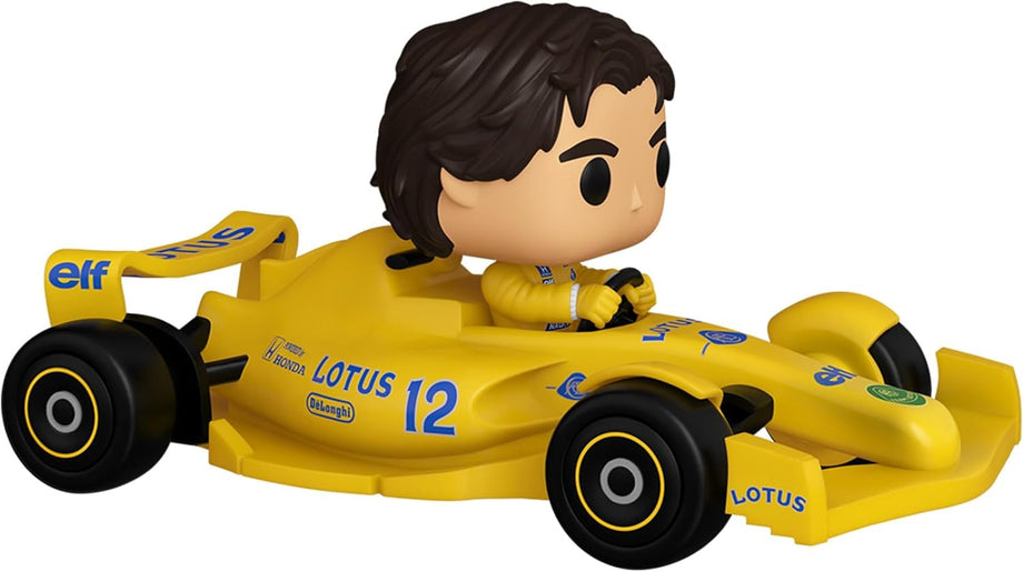 POP! Rides Super Deluxe: Ayrton Senna, Lotus Aracı ile Koleksiyonluk Vinil Figür