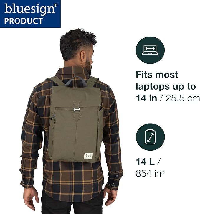Arcane Flap Pack Unisex Sırt Çantası,Şehir Yaşamı ve Günlük Kullanım İçin Şık, Dayanıklı ve Konforlu