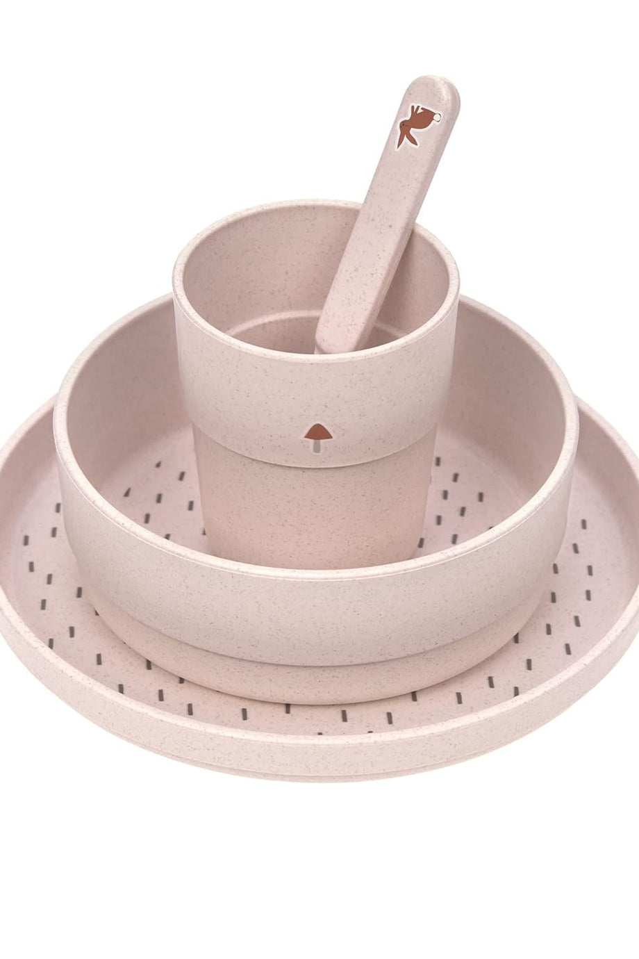 Çocuk Yemek Takımı 4 Parça BPA İçermez Mikrodalga Uyumlu