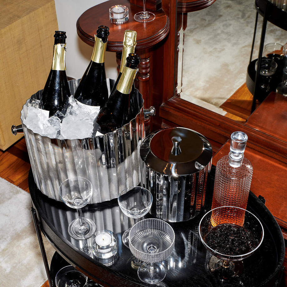 Milano Paslanmaz Çelik Şampanya Kovası