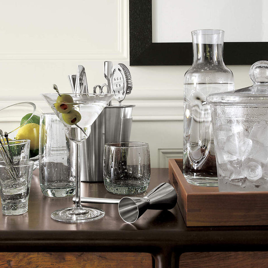 Bar Alet Seti Gümüş, Kokteyller İçin Eksiksiz Set
