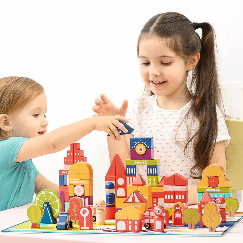 Creative City 120 Parça Blok Oyuncak Seti