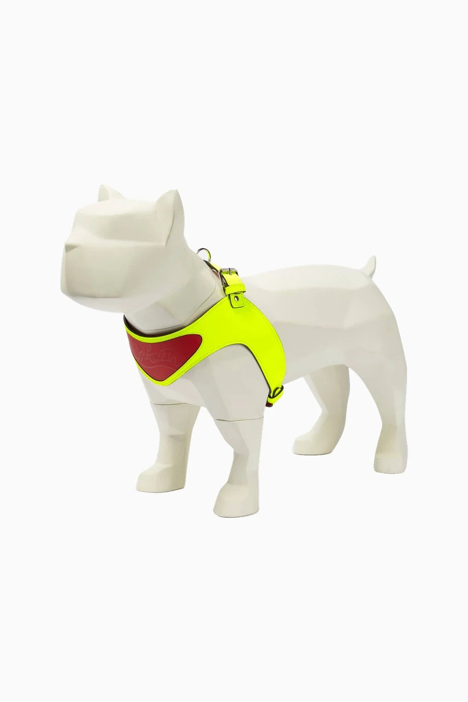 Loubiharness Sarı Deri Köpek Göğüs Tasması